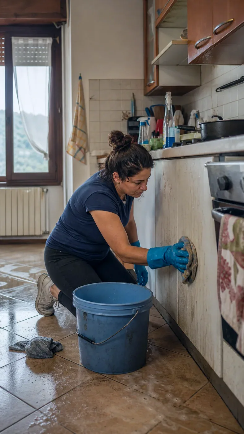 Pulizia profonda di una cucina