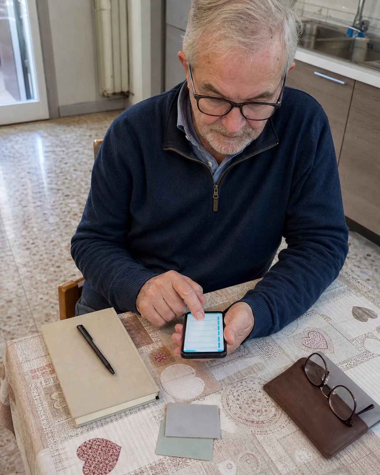 Cittadino di Padova consulta dal telefono la procedura per un lavoro occasionale