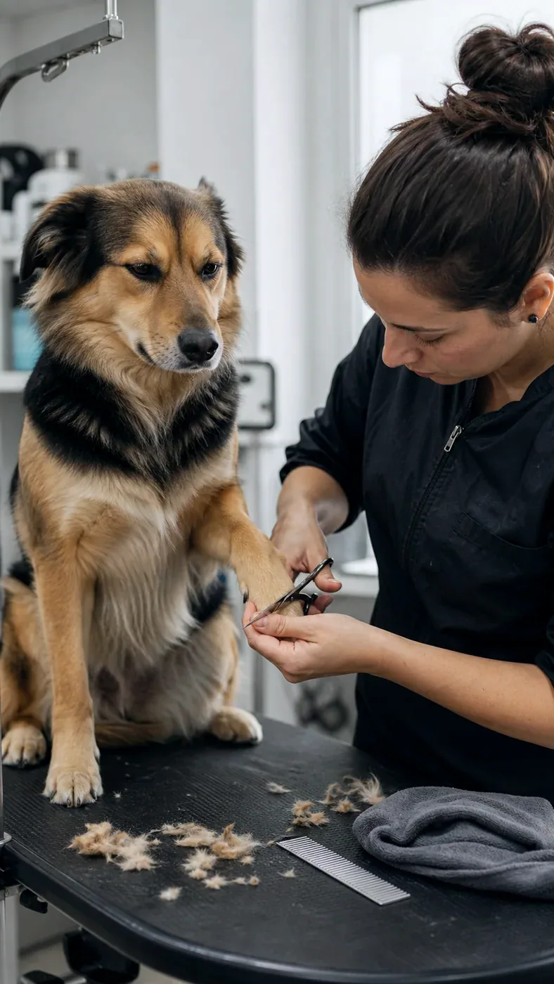 Toelettatura di un cane